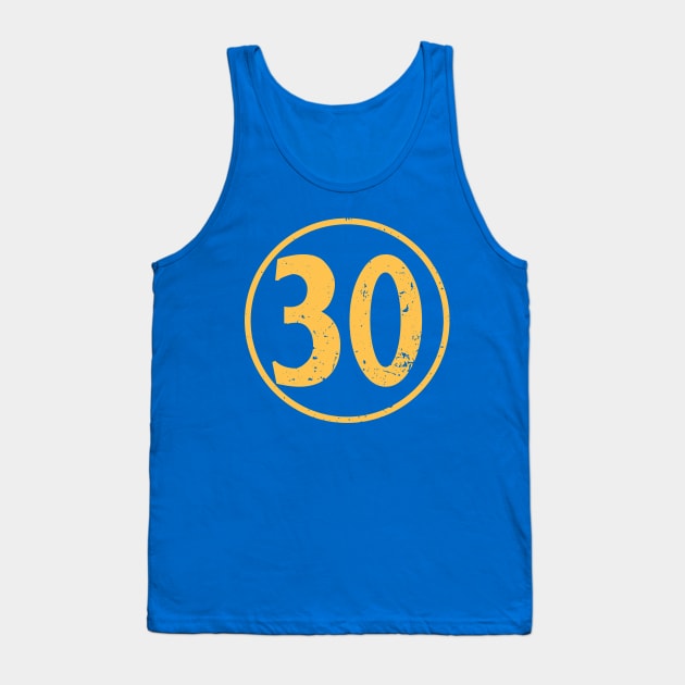 Stephen Curry Number Tank Top by Legendary